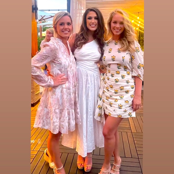 Zimmermann Dresses Zimmermann Tropicana Linen Backless Dress White